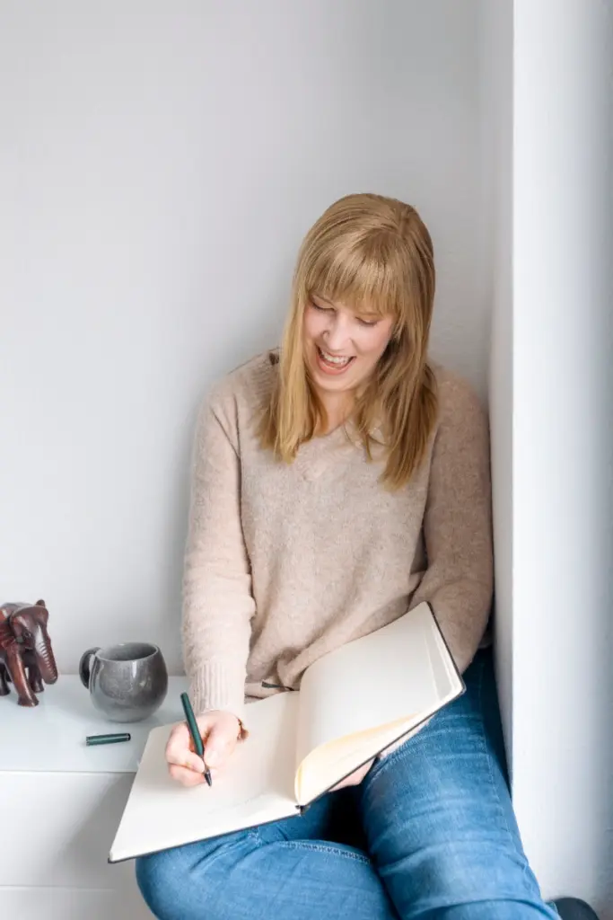 Alina Hermann schreibt Landingpage für Gesundheitscoach