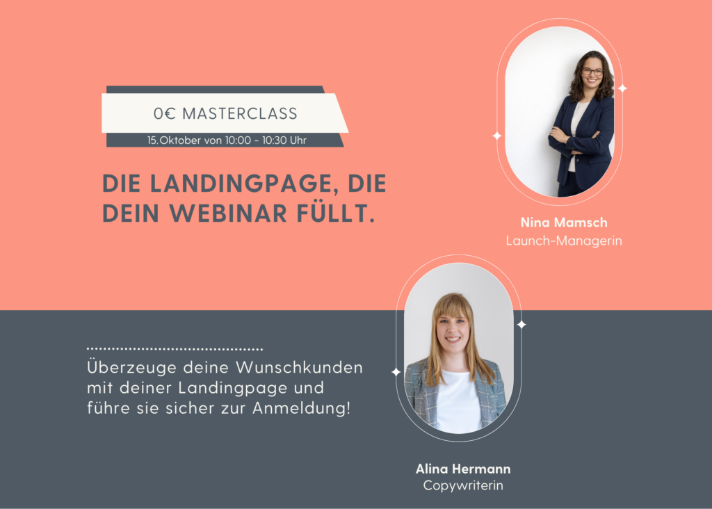 0€ Masterclass Landingpage